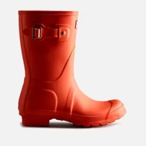 Image of Hunter Womens Original Short Wellies - Sun cup Orange - UK 4