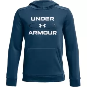 image of Under Armour Armour Fleece Graphic Hoodie Juniors - Blue