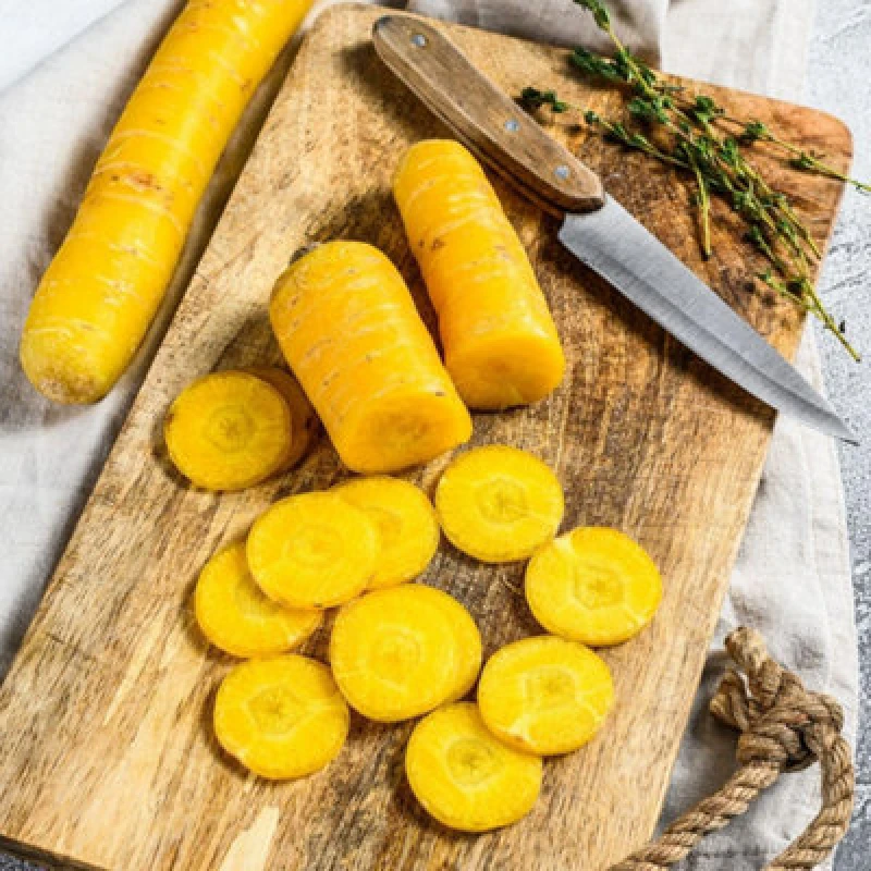 Image of Thompson & Morgan Carrot Yellow Moon F1 Seeds - Sweet Hardy Bolting Resistant Easy Grow - 180 Seeds
