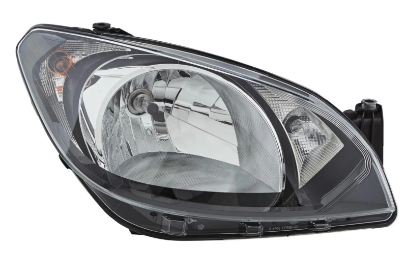 Image of HELLA 1EJ 010 672-021 Headlights W21/5W, Right, without bulbs, Halogen Headlight (259)