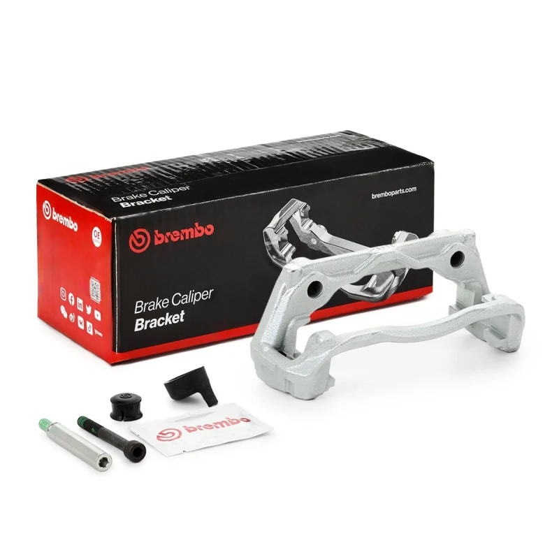 Image of BREMBO Brake Caliper Bracket Set BREMBO F BK 017