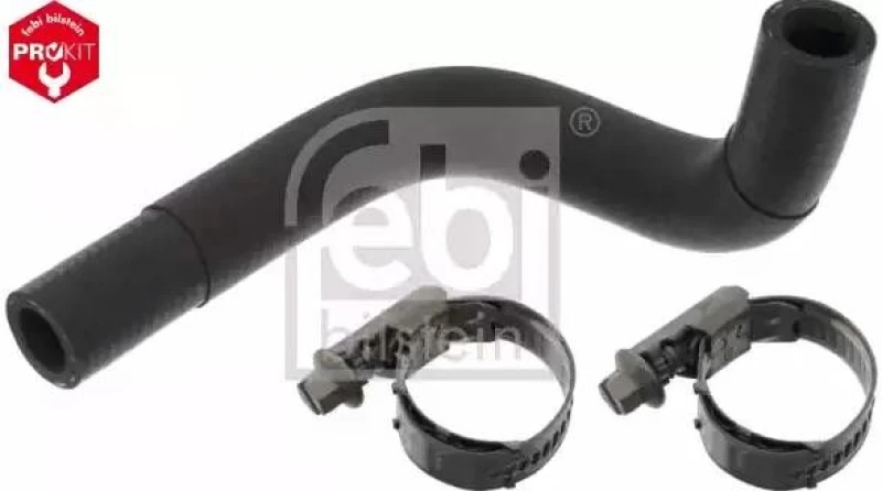 Image of FEBI BILSTEIN 101241 Radiator Hose OE Turbo NEW, EPDM (ethylene propylene diene Monomer (M-class) rubber), with clamps EPDM (ethylene propylene diene