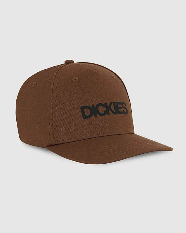 Image of Dickies Dickies Torrey Snapback Cap - Brown Brown - Dickies - Size: ONE SIZE Brown Male ONE SIZE DI87701