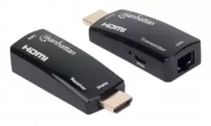 image of Manhattan 1080p@60Hz Compact HDMI over Ethernet Extender Kit,...