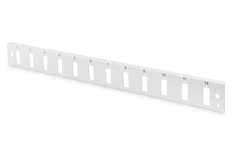 Image of Digitus Fiber Optic Splice Box Front Panel. quick lock. 12x SC DX. 1U