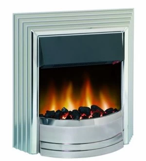 Image of Dimplex Castillo Optiflame Electric Fire - Satin Silver