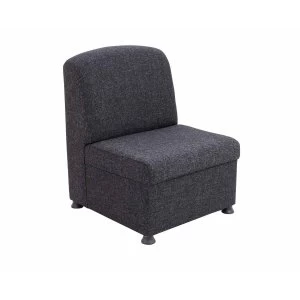 Image of TC Office Glacier Modular Reception Chair, Charcoal
