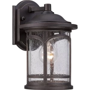 image of 1 Light Small Wall Lantern - Palladian Bronze Finish, E27