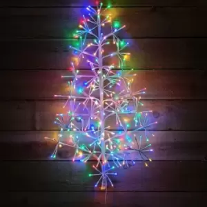 Image of Premier Decorations Premier 60cm 144 LED White Tree Starburst Motif