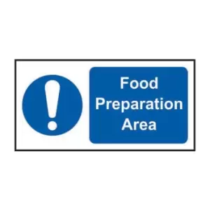 Image of Food Preparation Area - RPVC (200 x 100mm)