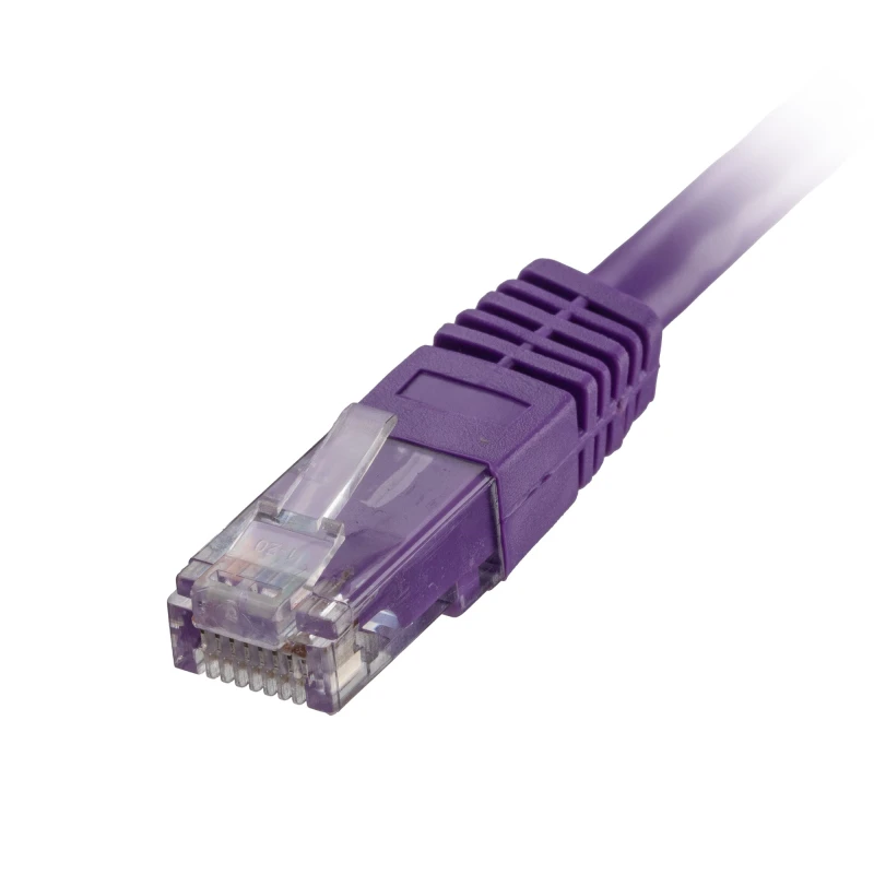 Image of Cablenet CNL 100PK 0.5M C6 Vi UTP PVC 24AWG FMB networking cable Viole