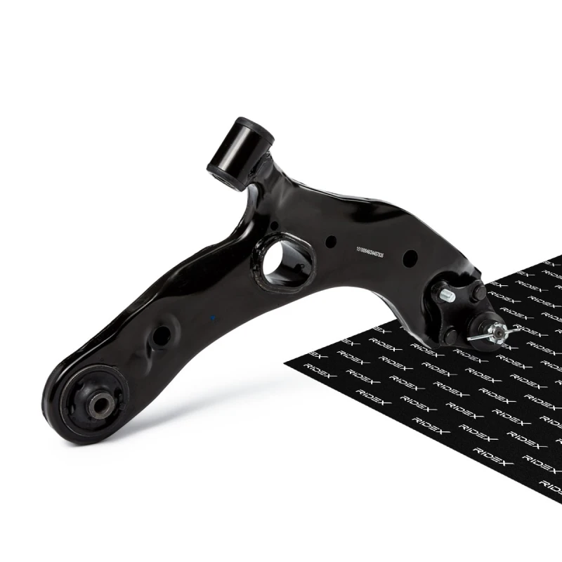 Image of RIDEX 273C3297 Suspension arm Control Arm, Steel, with rubber mount Steel Track Control Arm (273)