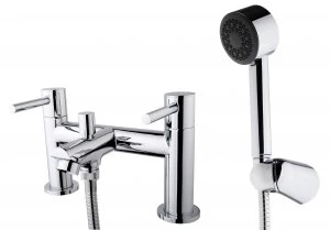 image of Wickes Mirang Bath Shower Mixer Tap - Chrome