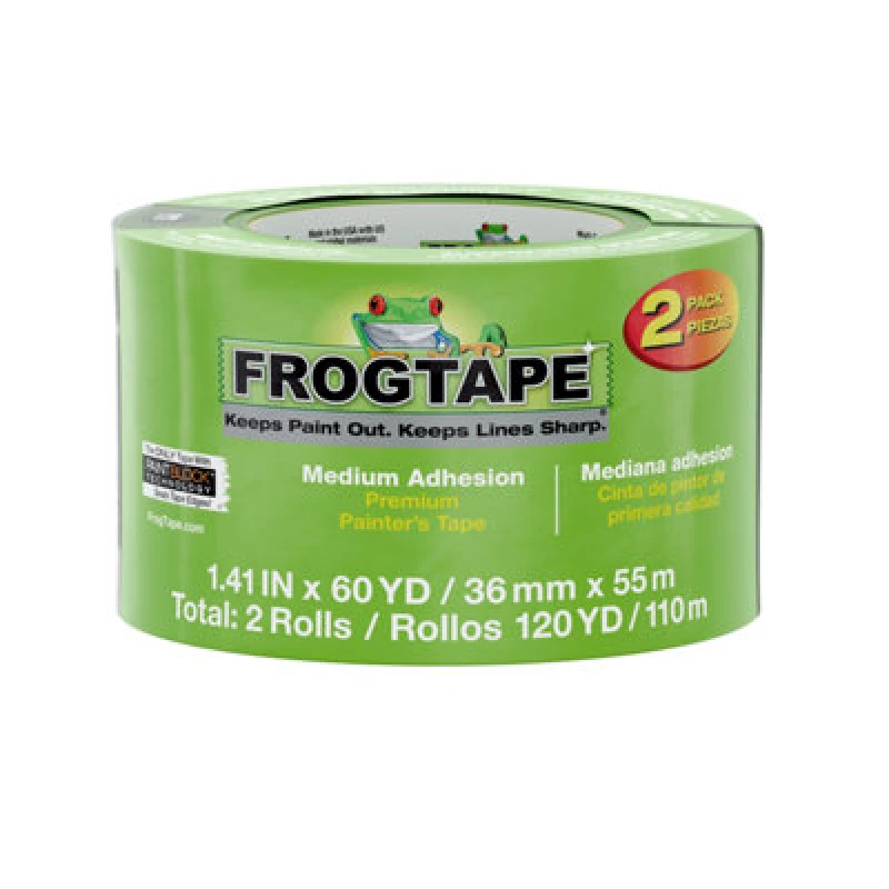 Image of Frogtape Multi Surface Green Masking Tape (L)55M (W)36mm, Pack Of 2