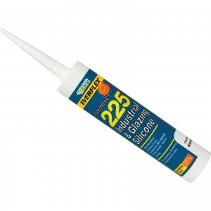 image of Everbuild Industrial and Glazing Silicone White 310ml