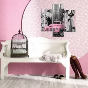 Image of 3MDF-079 Multicolor Decorative MDF Painting (3 Pieces)