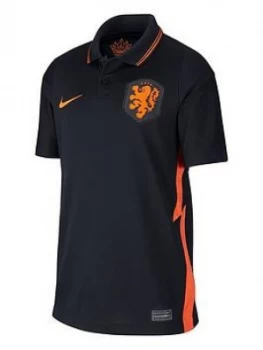 Image of Nike Youth Holland Away Euro 20 Replica Shirt, Black, Size XS (3-4 Years)