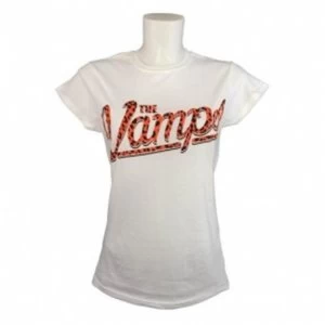 Image of The Vamps Team Vamps Ladies White T Shirt Large