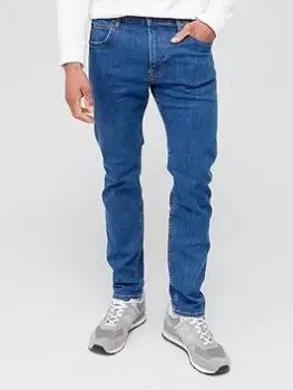 image of Lee Rider Slim Fit Jeans - Blue Size 38, Length Regular, Men