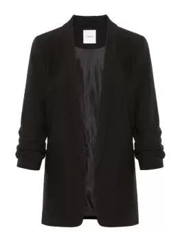 image of PIECES Long Classic Blazer Women Black