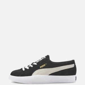 image of Puma Womens Love Suede Trainers - Puma Black - UK 3