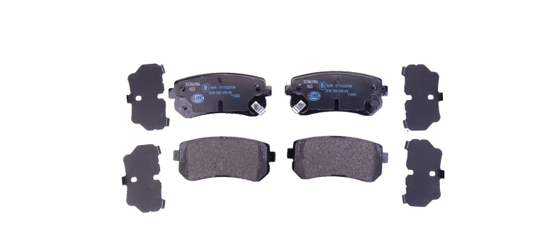 Image of HELLA Brake pad set HELLA 8DB 355 006-961