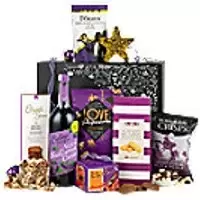 image of Heritage Hampers Gift Hampers Set H22008 Festive Wishes Black