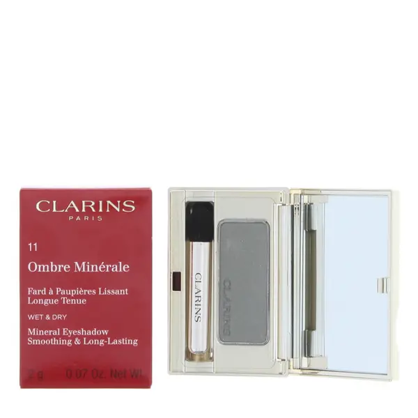 image of Clarins Ombre Minerale Smoothing Long-lasting 11 Silver Green Cosmetics 2g