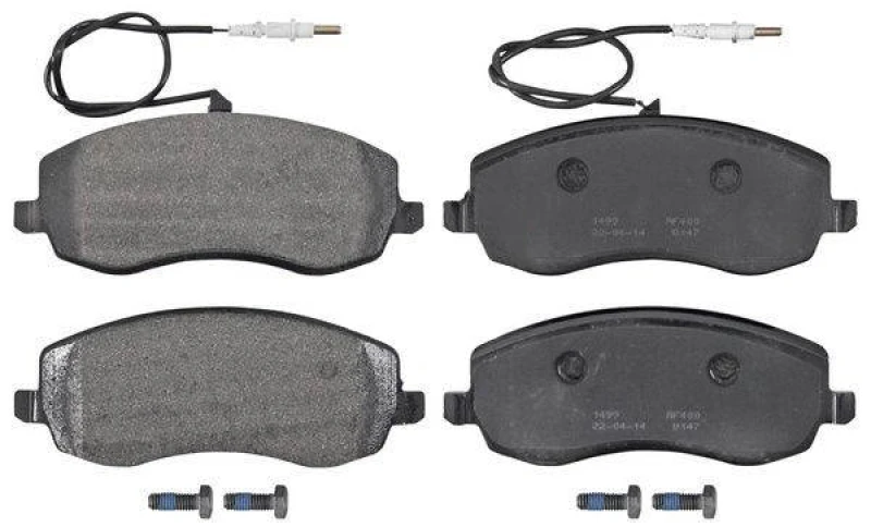 Image of A.B.S. 37734 Brake pad set with integrated wear sensor Brake Pad Set,disc brake (402)