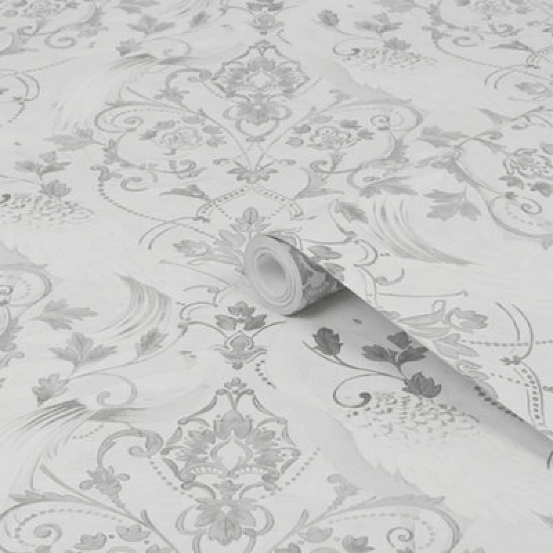 Image of Laura Ashley Tregaron Grey Animal Smooth Wallpaper