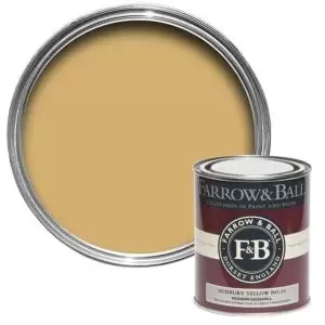 image of Farrow & Ball Modern Sudbury Yellow No. 51 Eggshell Paint, 750Ml