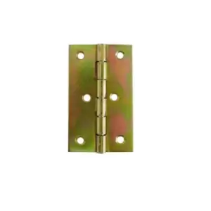 image of Airtic Folding Closet Cabinet Door Butt Hinge Brass Plated - Size 43 x 70mm, Pac