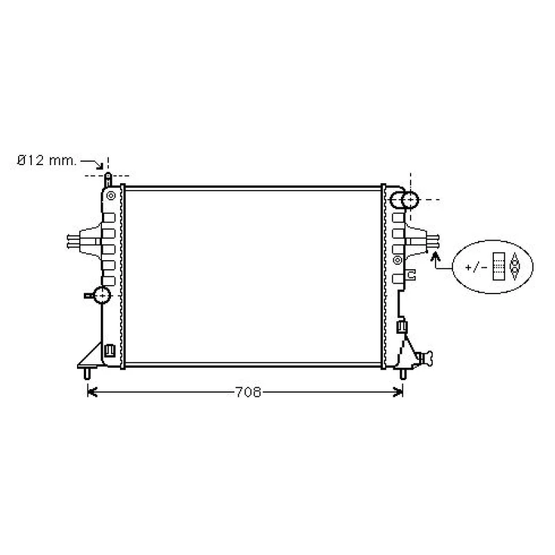 Image of Engine radiator DIEDERICHS DCM2639