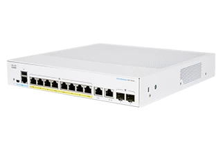 image of CBS350-8FP-E-2G-EU - Managed - L2/L3 - Gigabit Ethernet (10/100/1000) - Rack mounting