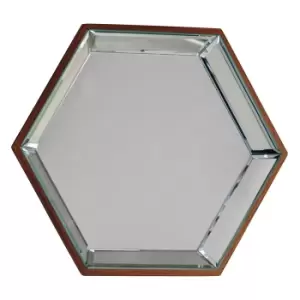 image of 35 x 30cm Pack of 6 Hexagon Wall Mirrors