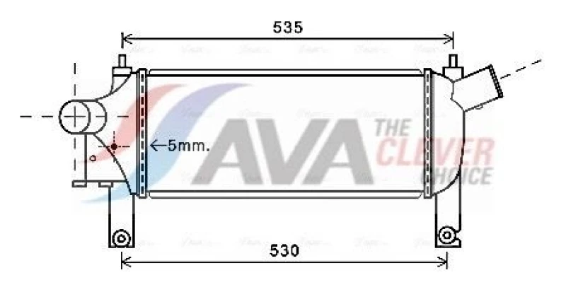 Image of Intercooler AVA COOLING SYSTEMS DNA4339