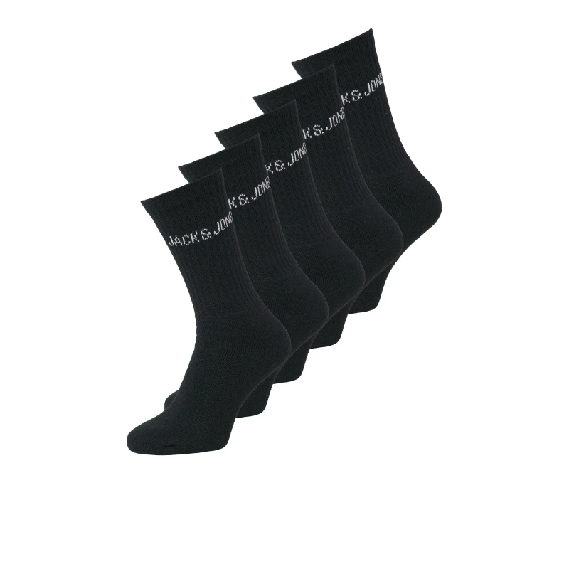 Image of Jack and Jones Regen 5-Pack Socks Childens - Black 1 - 6