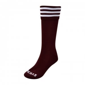 Image of ONeills Bar Football Socks Mens - Maroon/White