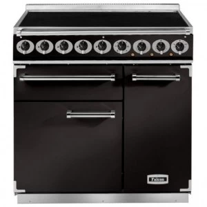 Image of Falcon F900DXEIBLB 81810 90cm Deluxe Induction Range Cooker - Black