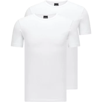 image of Hugo Boss 2 Pack Cotton T-Shirts White Size L Men