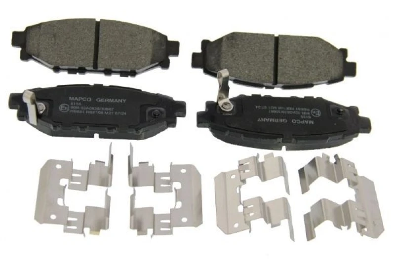 Image of Brake pad set MAPCO 6155