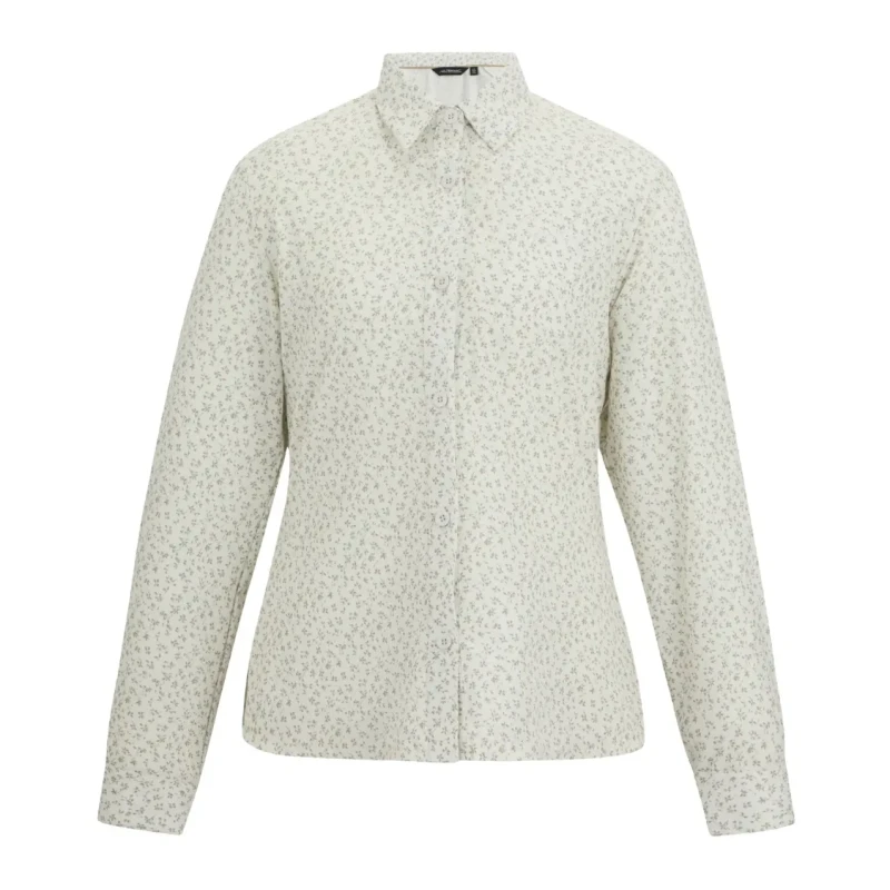 Image of Womens Long Sleeve Insect-Repellent Shirt Regatta Travel Beige Female 40