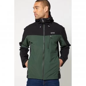 Image of Regatta Birchdale Green and Black Jacket