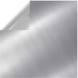 Image of Floating Rectangular pe Solar Pool Film 6x4 m Silver Vidaxl Silver