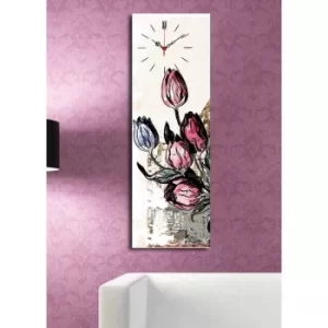 Image of 3090CS-32 Multicolor Decorative Canvas Wall Clock