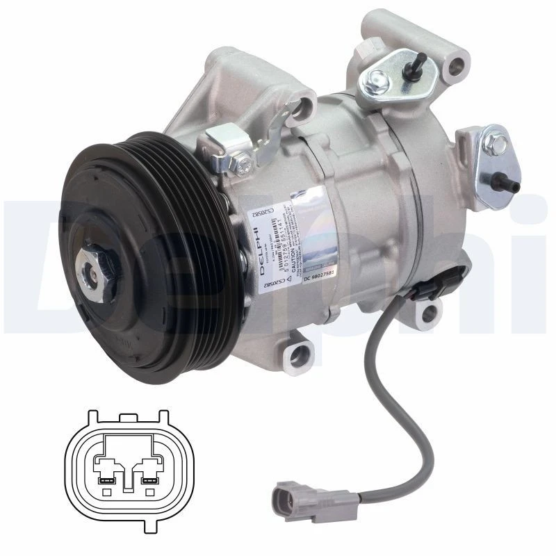 Image of DELPHI Air conditioning compressor DELPHI CS20582