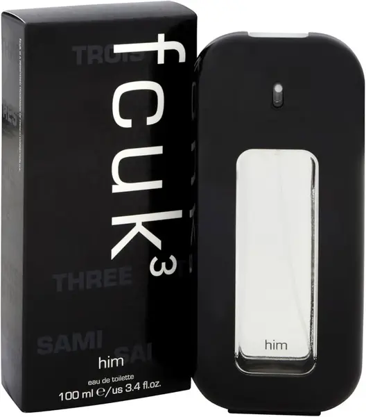 image of FCUK 3 Eau de Toilette For Him 100ml