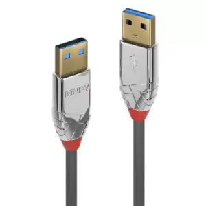 Image of Lindy 36625 USB cable 0.5 m USB 3.2 Gen 1 (3.1 Gen 1) USB A Grey