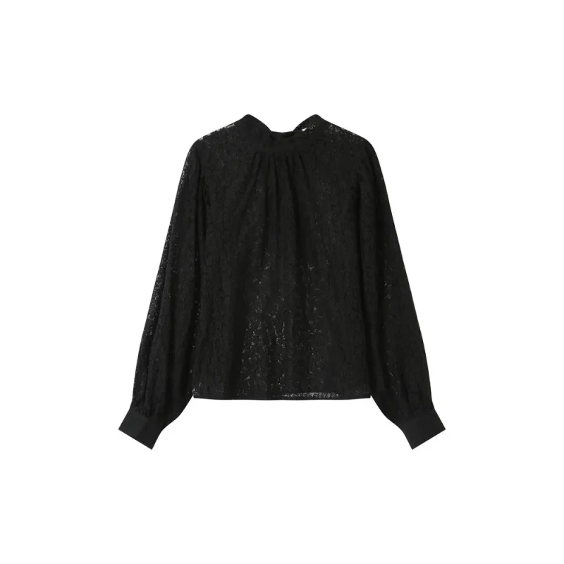 Image of Grace & Mila Womens blouse Grace & Mila Sicilia Noir Female XS