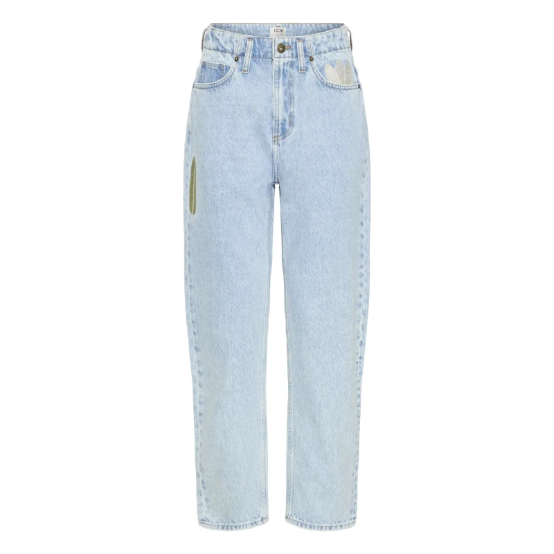 Image of Ichi Straight Jeans For Her Ichi IHB IHBauve Bleu Female 33